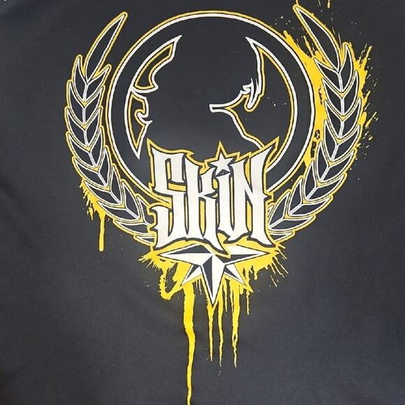 Skin Clothing - Black and Yellow Graphic Tank Top - Picture 2 of 5